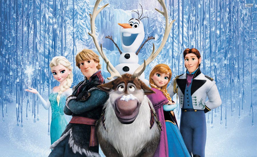 Ledove kralovstvi Frozen fantasy dobrodruzna pohadka animovana disney pohadka 