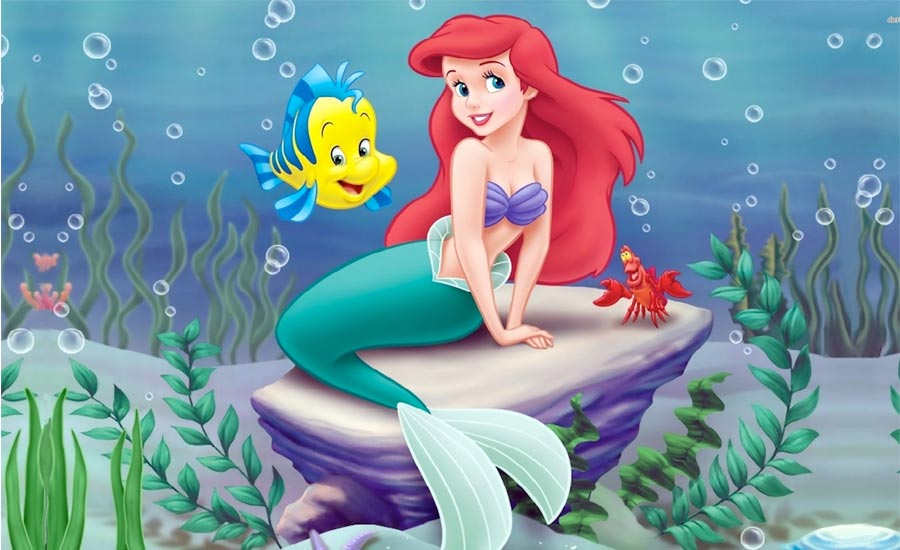 Mala morska vila Ariel The Little Mermaid rodinna pohadka animovana romanticka disney plus pohadka