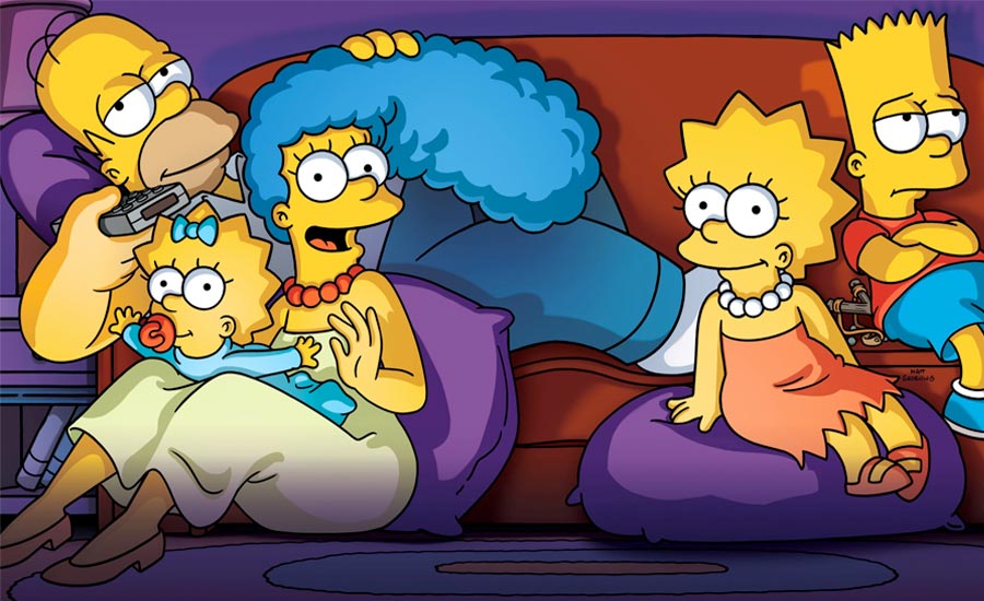 The Simpsons Simpsonovi rodina simpsonovych animovana komedie humor typicka americka rodina