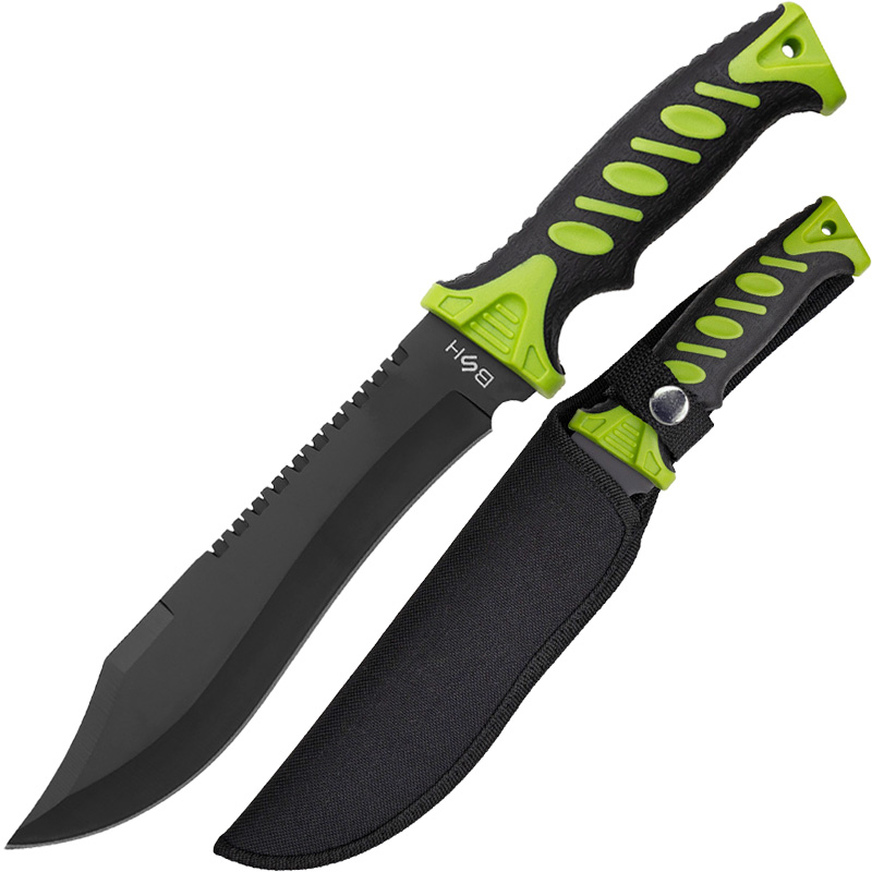 Nůž na přežití s ​​pilkou T315 green