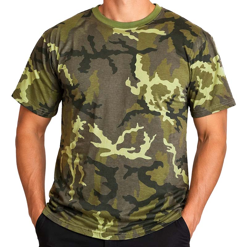 Pánské tričko maskáčové vzor 95 cz