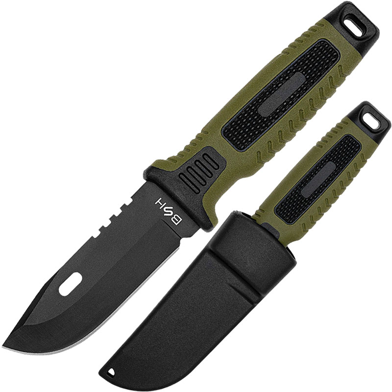 Malý taktický nůž 16cm + plastové pouzdro