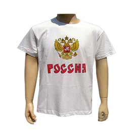 Tričko Russia bílé