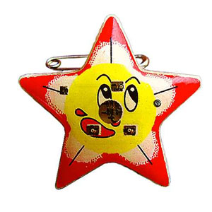Odznak blikající - hvězda