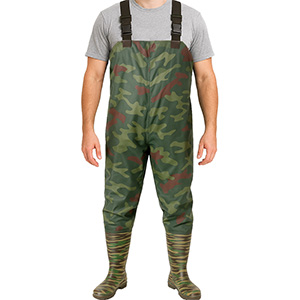 Rybářské brodící holínky woodland Prsačky