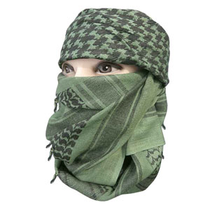 šátek arafat MFH zelená barva army