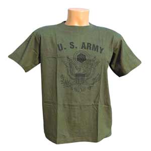 tričko U.S. ARMY zelené