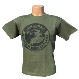 dětské tričko Airborne zelené