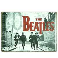 Plechová retro tabule The Beatles 40x30cm