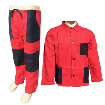 montérková souprava KLASIK červená | pracovní oděvy