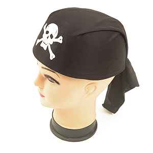 pirátský šátek čepice