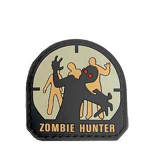 nášivka na suchý zip Zombie Hunter | velcro odznak