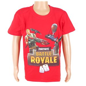 Dětské tričko Fortnite Battle Royale červené