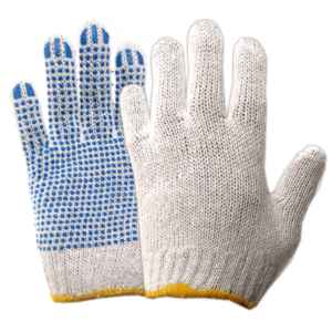 Textilní rukavice s terčíky