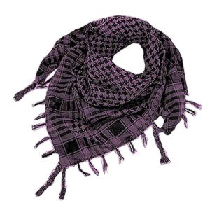 Šátek Arafatka tmavě fialová barva