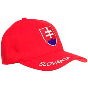 Kšiltovka Slovensko červená