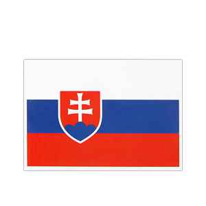 Nálepka slovenská vlajka 9x6,5cm