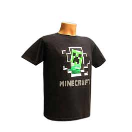 Tričko dětské Minecraft černé