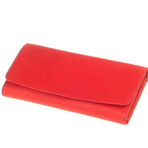 Dámská kožená peněženka červená Loranzo No.448