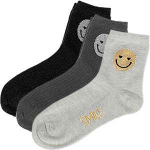 Veselé ponožky Smajlík dámské 3 páry