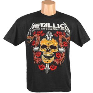 Tričko Metallica Skull Latin Cross