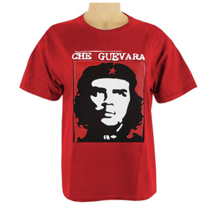 Tričko Che Guevara červené, krátké