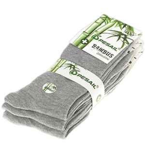 Pánské zdravotní bambusové ponožky pesail šedé 3ks