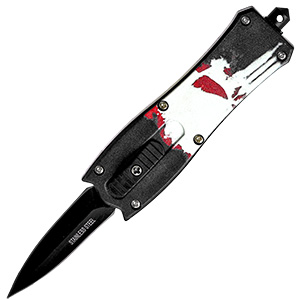 Malý vyskakovací nůž Punisher