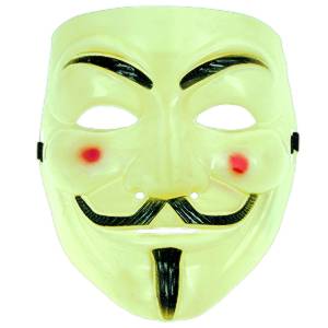 Anonymous maska Vendeta světle zelená