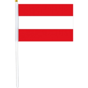 Rakouská vlajka mini 14x21cm