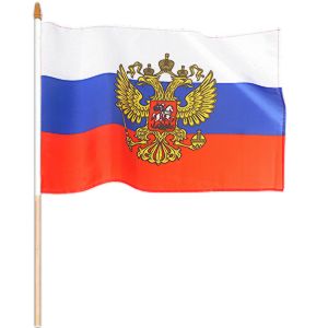 Ruská vlajka se znakem 40x30cm