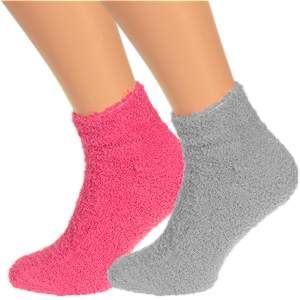 Froté ponožky dámske 2páry Mix Barva