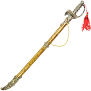 Dekorační meč s pouzdrem orientální