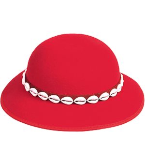 Goralský klobouk červený