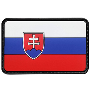Nášivka na suchý zip Slovenská vlajka Velcro