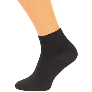 Pánské kotníkové ponožky Bavlna černé 3 páry