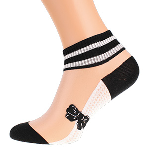 Silonkové ponožky vzorované aura.via 6 párů