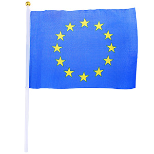 Vlajka EU mini 14x21cm