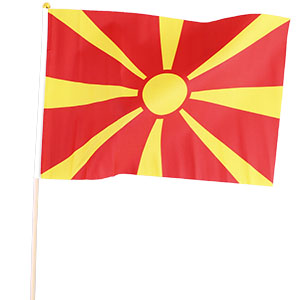 Severní Makedonie vlajka malá