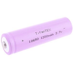 18650 Baterie nabíjecí 1200 mAh 3,7V s výstupkem TFT