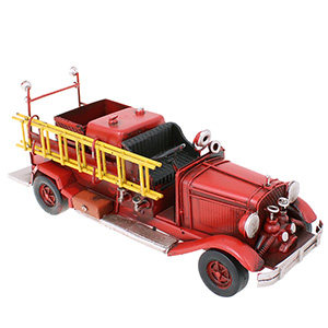 Kovový model hasičského auta 25cm
