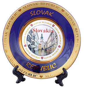 Porcelánový talíř Slovakia 15,5cm