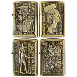 Benzínové zapalovače 4ks Egypt