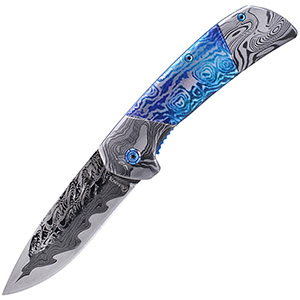 Kapesní nůž Martinez Albainox Damask Blue