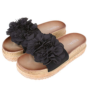 Dámské elegantní pantofle No.505 černé