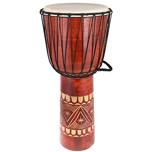 Bongo bubon Djembe 70cm Carving